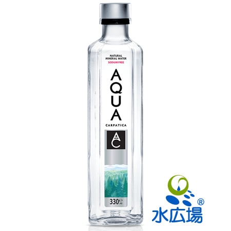 アクアカルパチカ 無炭酸　330mlグラスボトル12本入 Aqua Carpatica