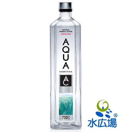 アクアカルパチカ 無炭酸 750mlグラスボトル6本入 Aqua Carpatica