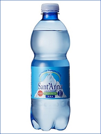 サンタンナ イタリアアルプス 天然水　炭酸　500mlx24本