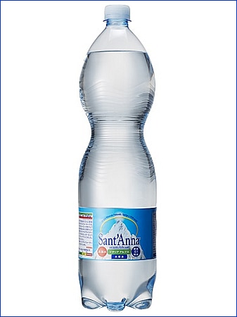 サンタンナ イタリアアルプス 天然水　炭酸　1.5L×6本