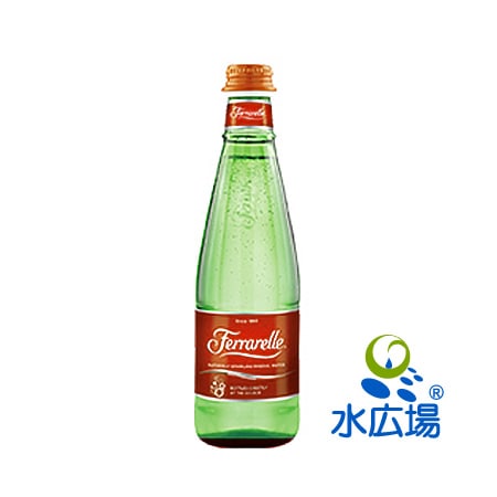 Ferrarelle フェッラレッレ　330ml 瓶　24本入り　イタリアの天然炭酸水　正規輸入品