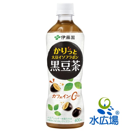 伊藤園 かりっと大豆イソフラボン黒豆茶 PET 600ml 24本　北海道・九州を除き送料無料
