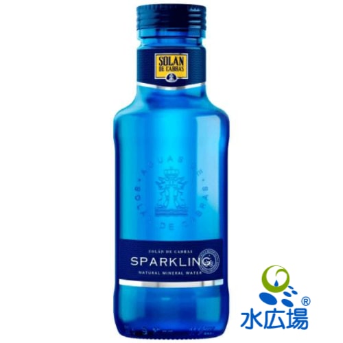 【特製ブルーBOX入り】ソラン・デ・カブラス炭酸入り グラスボトル 330mlx12本【北海道・九州・沖縄を除き送料無料】