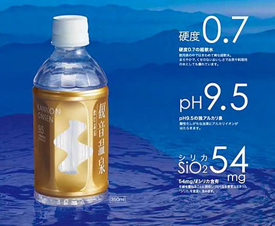 飲む温泉　観音温泉　500mlx24本