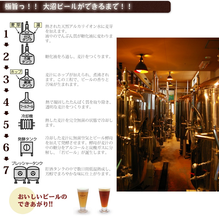 大沼ビール(4種セット)330ml×8本 インディア・ペールエール、ケルシュ、アルト、スタウト 各2本　[クラフトビール]【産地直送】