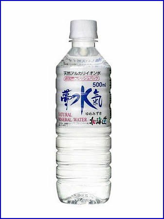 北海道大沼国定公園の健康アルカリ天然水【夢水氣】500mLx24　水源から直送