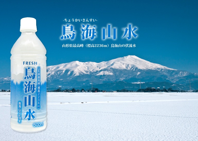 鳥海山水500ml×24本