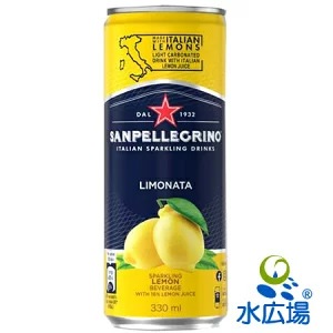 正規輸入品サンペレグリノ スパークリング フルーツベバレッジ　リモナータ(レモン)　330ml缶x12本 