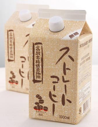 いわまの甜水で抽出した「ストレートコーヒー　1Lパックx12本入」【産地直送】【発送までに日数を要します。着希望不可】