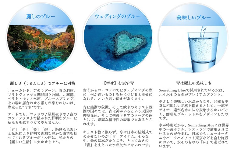 ～SOMETHING BLUE～ ブルーボトル・プレミアムウォーター詰め合わせ(12本入)