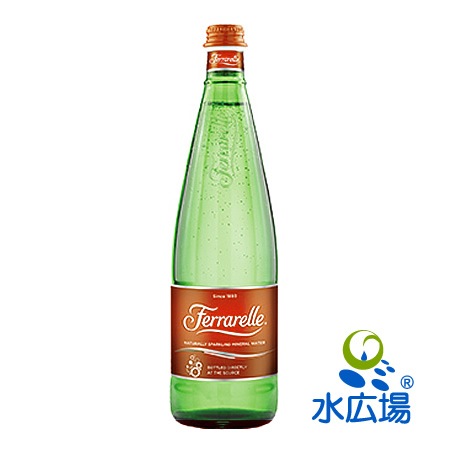 Ferrarelle フェッラレッレ　750ml 瓶　12本入り　イタリアの天然炭酸水　正規輸入品