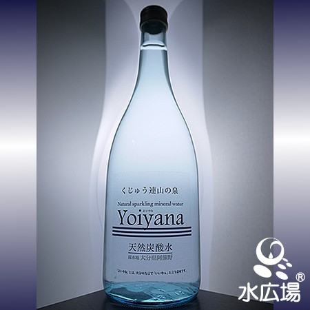 天然微炭酸水YOIYANA(よいやな)　グラスボトル750mlx12本　貴重な国産天然炭酸水　送料無料