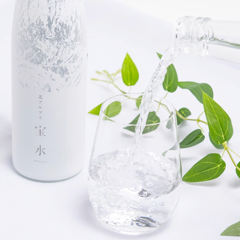 宝水 480ml　グラスボトル　24本入り　送料無料