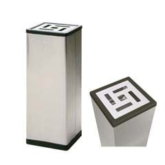 スタンド型ステンレス製灰皿　クリンスモーキング 楽天市場】灰皿 業務用 屋内用 角型 クリーンスモーキング WS1