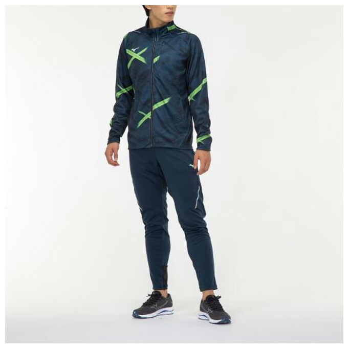 Mizuno ネイビー ジャケット＆パンツ セットMサイズ 楽天市場】ミズノ ライトニットジャケット パンツ 上下セット
