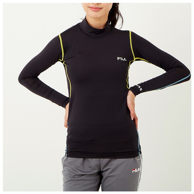 FILA（フィラ）接触冷感ハイネックコンプレッションシャツ（411400