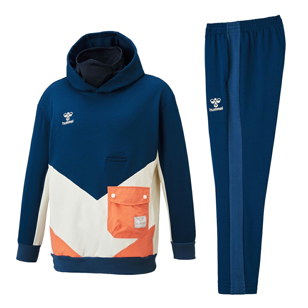 hummel（ヒュンメル）PLAYプルオーバースウェットフーディー パンツ