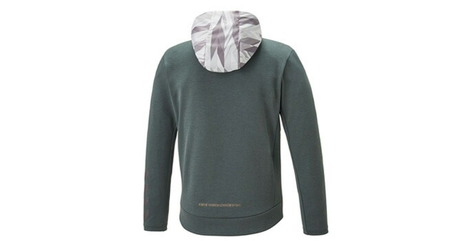 hummel（ヒュンメル）ファブリック MIX スウェットジップジャケット