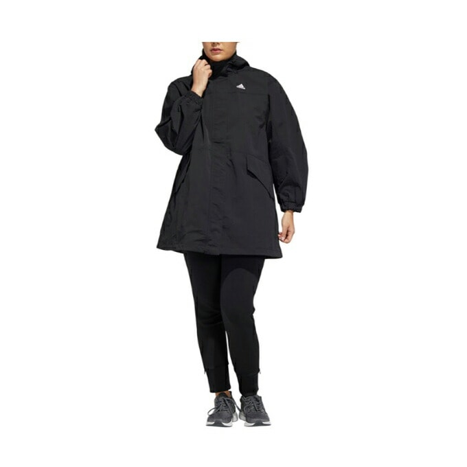 ブラック/Mのみ】adidas（アディダス）W PRSVE ウーブンコート（V9343