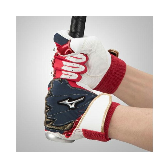 井端選手Mizuno(ミズノ) バッティング手袋 井端弘和選手実使用