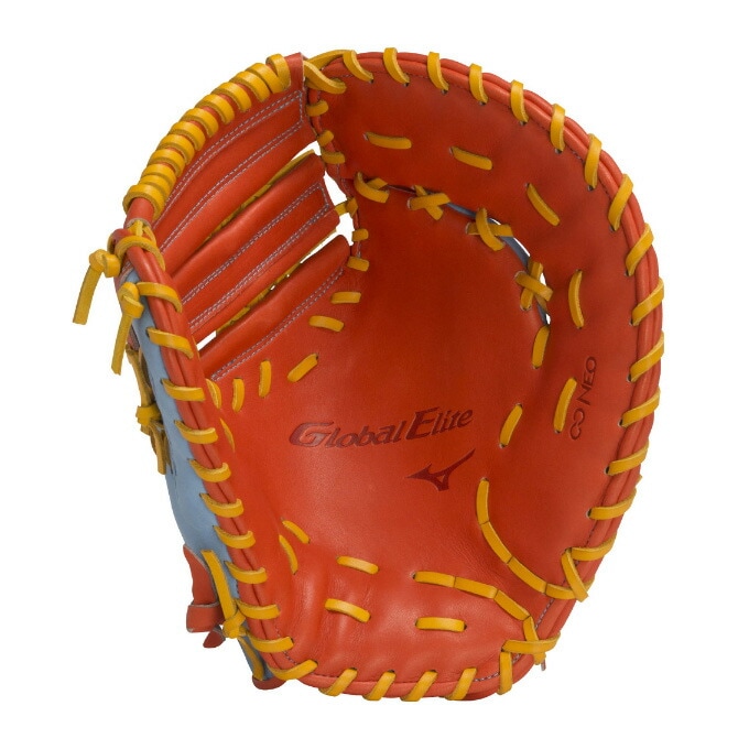 MIZUNO - ミズノプロ 左投げ オレンジ 軟式 MIZUNO - ミズノプロ 左投げ オレンジ 軟式の通販 by 誉ちゃん's