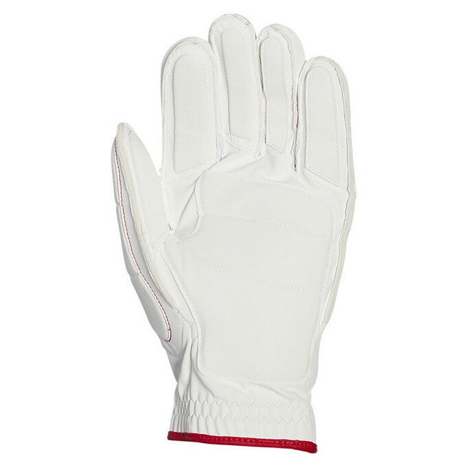 ホワイト/Mのみ】ASICS（アシックス）GOLDSTAGE 走塁用手袋 両手用