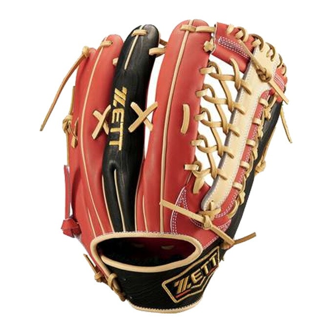 Nブラックのみ】ZETT（ゼット）限定 軟式用グラブ プロステイタス 外