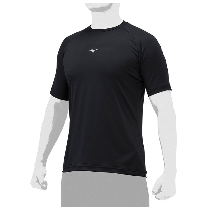 MIZUNO（ミズノ）ローネック 半袖アンダーシャツ ゼロプラス