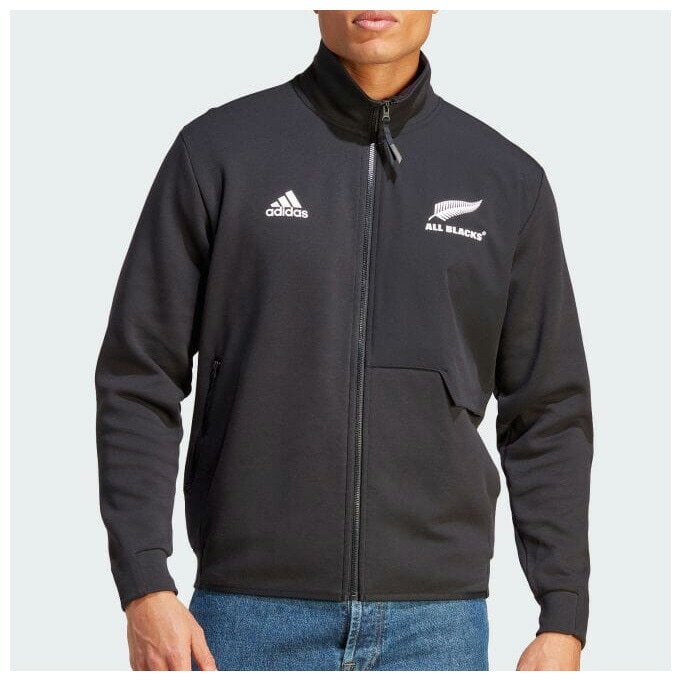 新品 アディダス ADIDAS オールブラックス ラグビー アンセムジャケットM adidas（アディダス）オールブラックス ラグビー アンセムジャケット