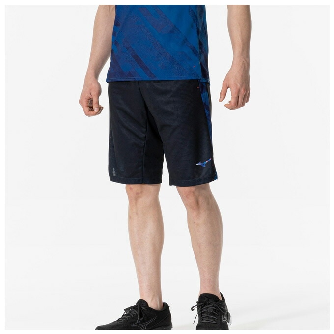 ブラックのみ】MIZUNO（ミズノ）限定 ドライエアロフローハーフパンツ