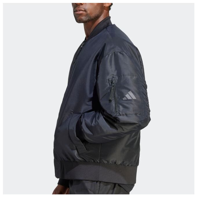 【稀少サイズ5XL】オールブラックスラグビー薄手中わた入りジャケット adidas（アディダス）オールブラックス ラグビー 薄手中わた入り