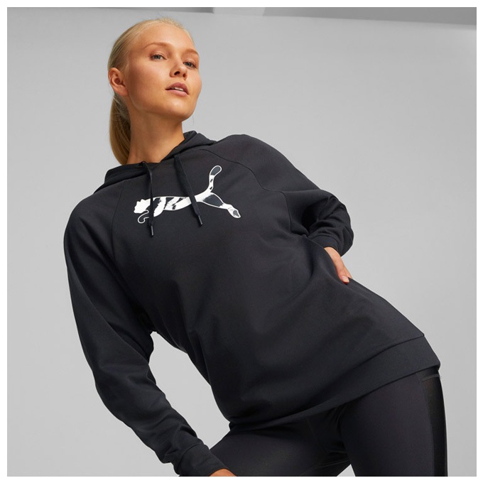 PUMA Mens Ami X Quarter-Zip Logo Mockneck Sweatshirt Casual