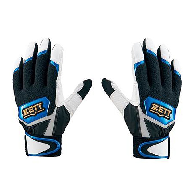 ホワイト×シルバーのみ】ZETT（ゼット）限定 冬用 バッティンググラブ