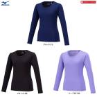 �ڥ֥롼D/XL�Τߡ�MIZUNO�ʥߥ��Ρ˸��� W �֥쥹�����⥷��� ���롼�ͥå���32MAA850��BREATH THERMO �ȥ졼�˥� �����奢�� ������ ȯǮ ��ǥ�����