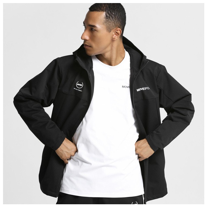 DESCENTE（デサント）HEATNAVI ソフトシェル バックロゴ フルジップ