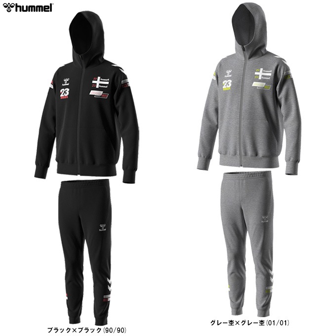 ブラック/Sのみ】hummel（ヒュンメル）HB スウェットフルジップ