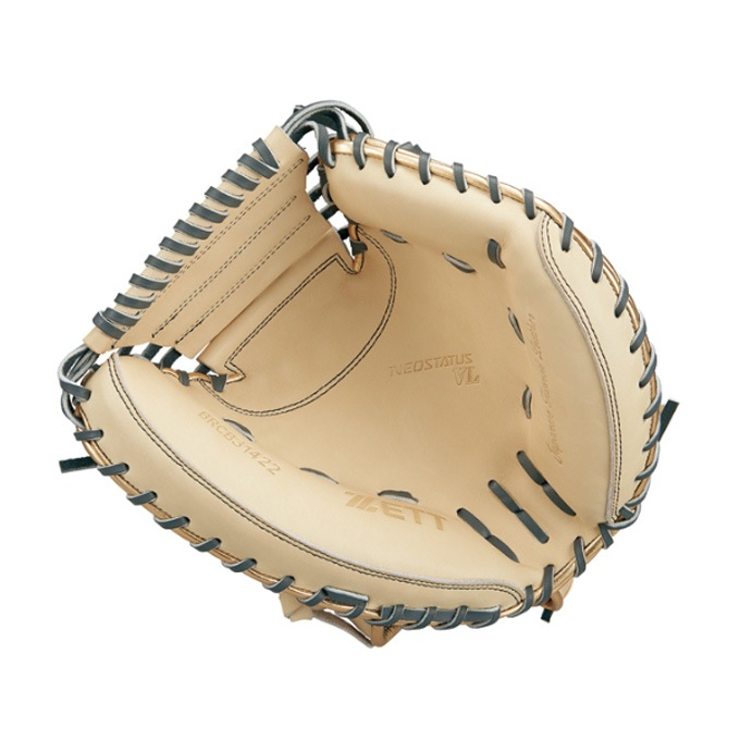 Pブラウン×Dグレーのみ】ZETT（ゼット）限定 軟式用キャッチャーミット
