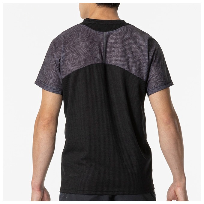 mizuno 野球ウェア プラクティスシャツ ブラック メッシュ BAD 90