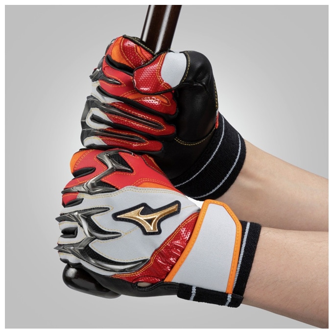 Mizuno Pro - 超高級品！ミズノプロ  限定モデル バッティンググローブ 23cm MIZUNO（ミズノ）限定 ミズノプロ シリコンパワーアークDI 両手