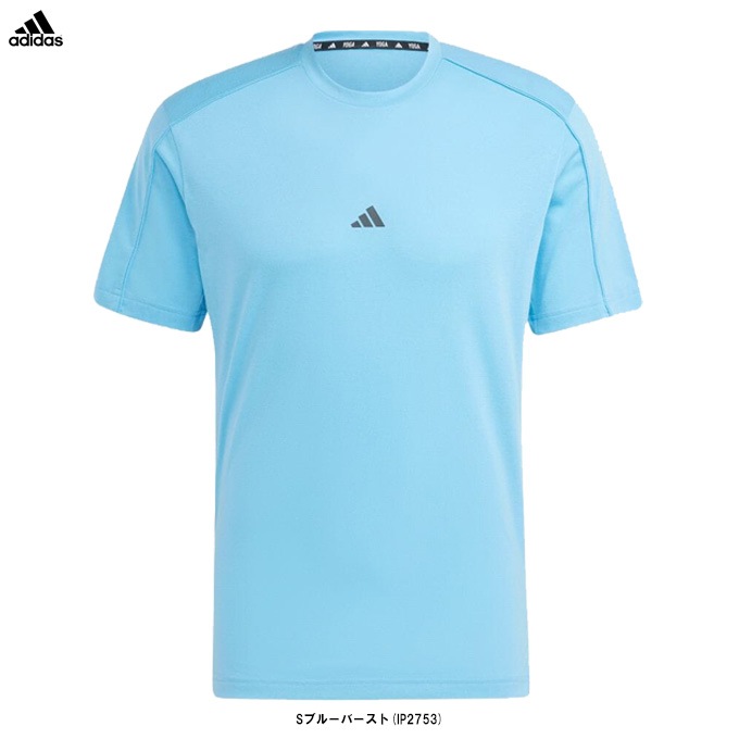ヨガトレーニングTシャツ人気【Adidas】Yoga TEE★2色 アディダス ウェア 半袖 Tシャツ トレイン エッセンシャルズ