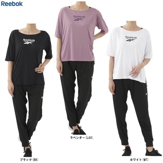 リーボック　トレーニングエクササイズウェア Reebok（リーボック）水陸両用 5分袖Tシャツ＋パンツ2点セット（342913