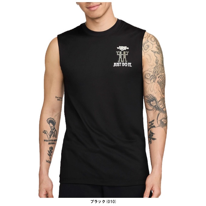 Lサイズのみ】NIKE（ナイキ）Dri-FIT ノースリーブ フィットネスT