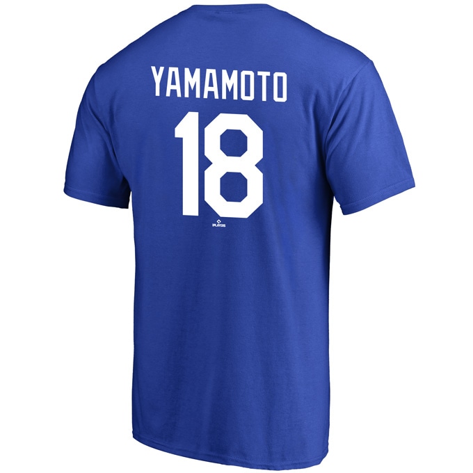 山本由伸　Tシャツ ナイキ MLB 山本由伸 ロサンゼルス・ドジャース 半袖 Tシャツ ホワイト