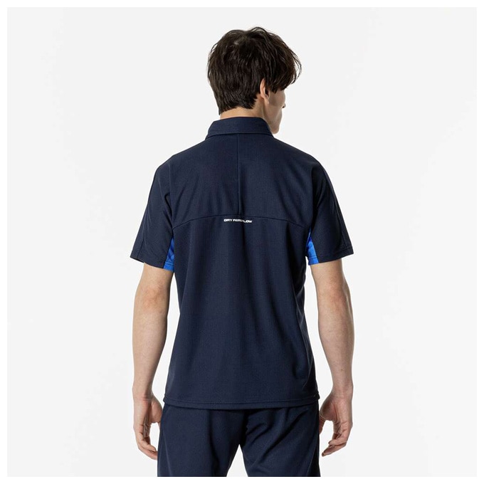 ホワイトのみ】MIZUNO（ミズノ）限定 ドライエアロフローポロシャツ