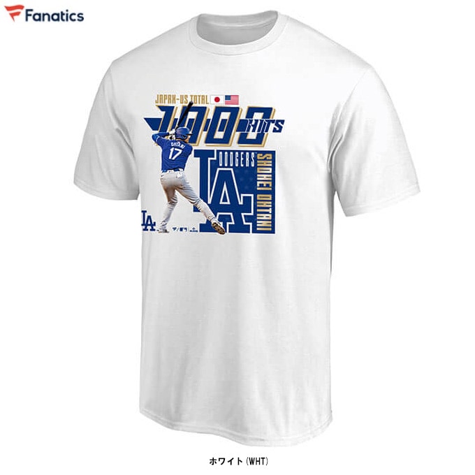 Fanatics（ファナティクス）大谷翔平 日米通算1000本安打 記念Tシャツ