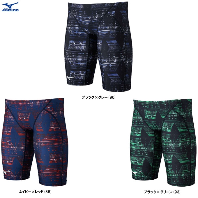 グリーン/Mのみ】MIZUNO（ミズノ）競泳用ハーフスパッツ（N2MBB544）WA