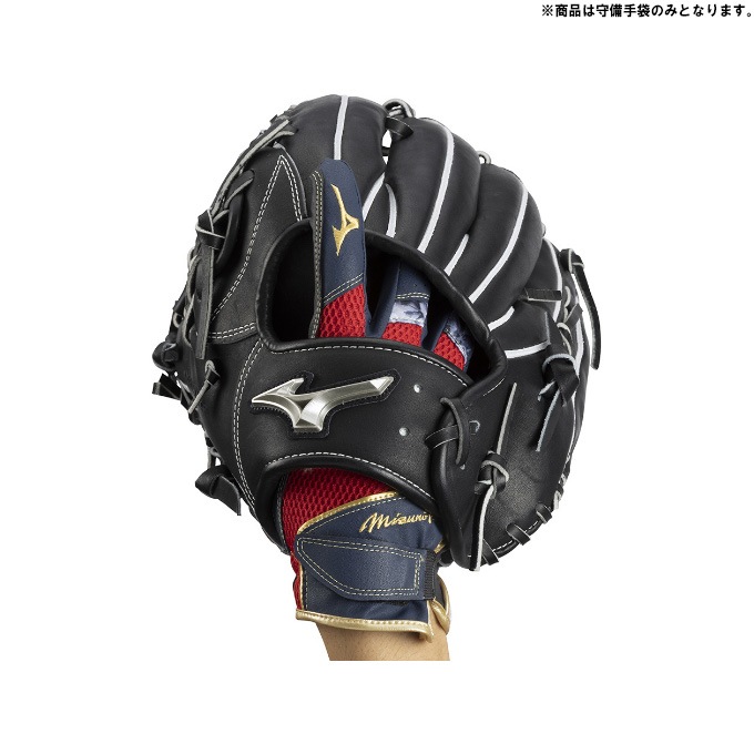 レッド/Lのみ】MIZUNO（ミズノ）限定 ミズノプロ 守備手袋 右手用
