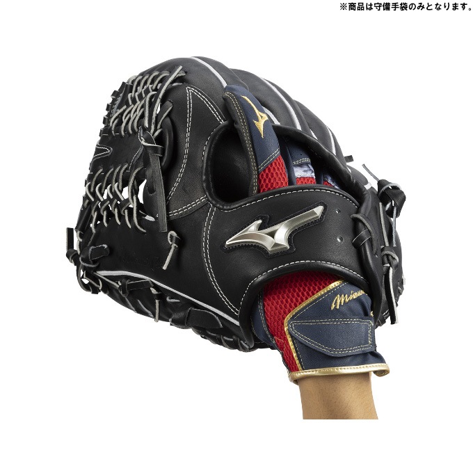 レッド/Lのみ】MIZUNO（ミズノ）限定 ミズノプロ 守備手袋 右手用