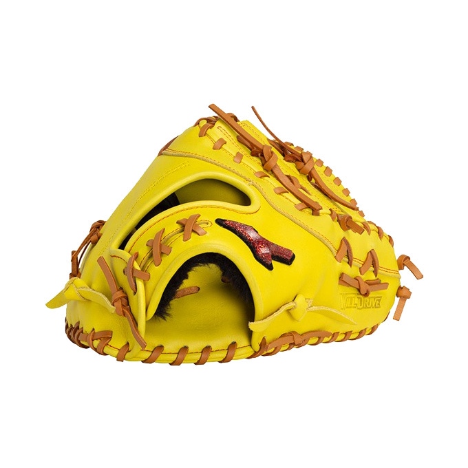 ミズノ ファーストミット 一般軟式用 イエロー MityFlex MIZUNO（ミズノ）限定 軟式用ファーストミット ウィルドライブ