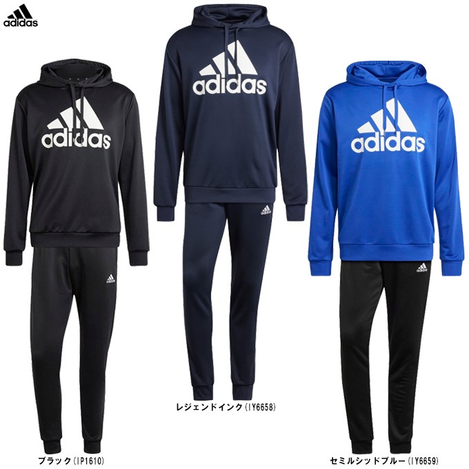 新品 ADIDAS(アディダス) スウェット フーディースーツ上下セット L アディダス（adidas）（メンズ）スウェットフーディスーツ 上下